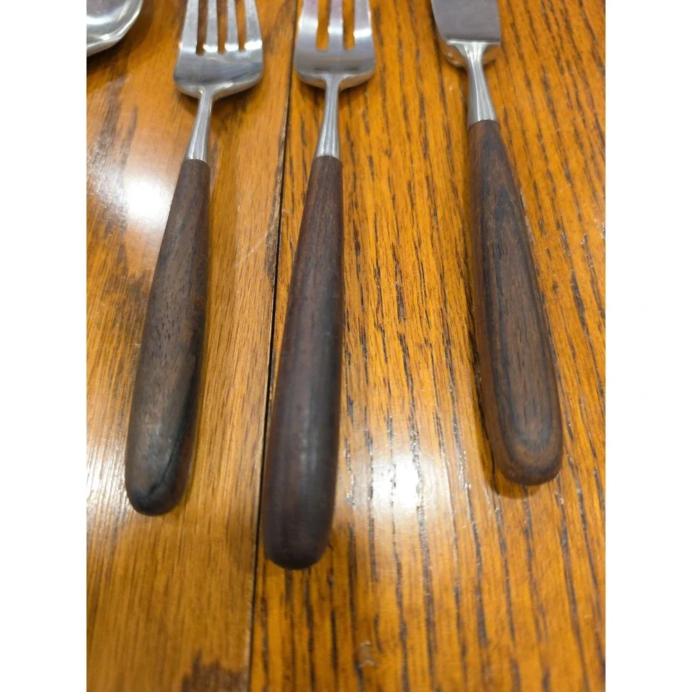 Lauffer Towle Palisander Vintage Flatware Place Setting MCM 5 pc.